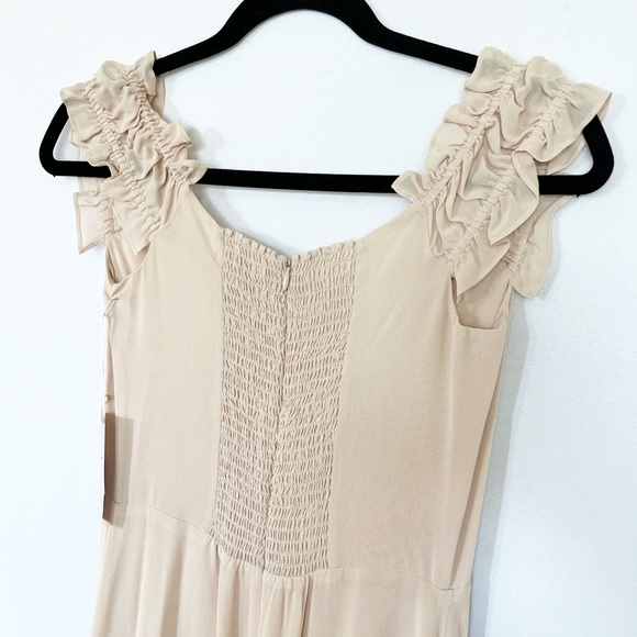 NWT Reformation Gimlet Dress Champagne 4 - Picture 9 of 13